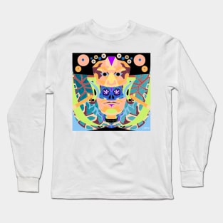 the woman of jade the red queen in palenque art Long Sleeve T-Shirt